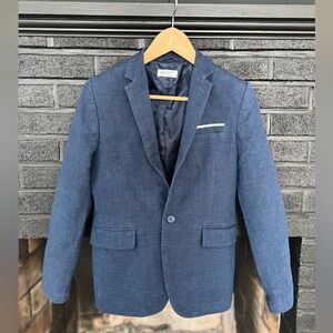 Boys H&M  Linen Blend Blazer- SZ 12/13 y
Blue